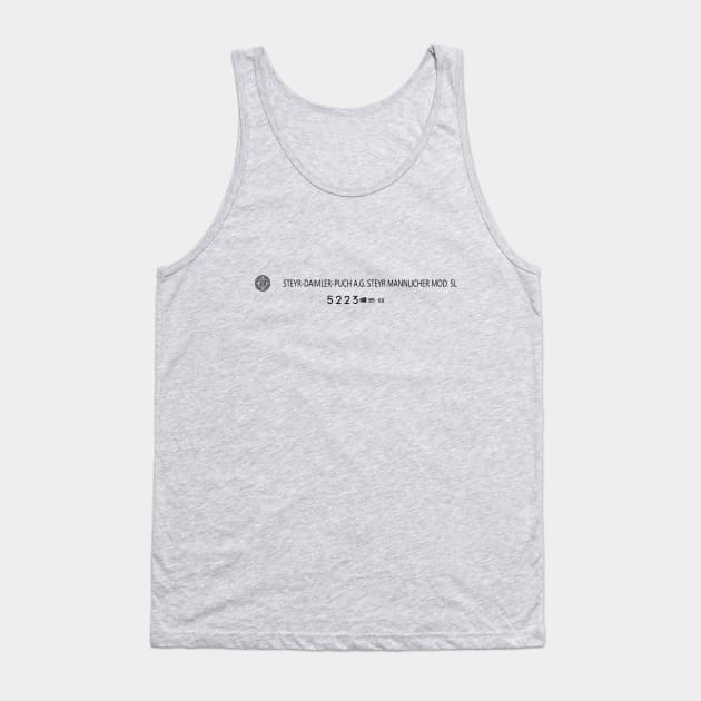 Blade Runner Gun Branding Tank Top by Blade Runner Thoughts